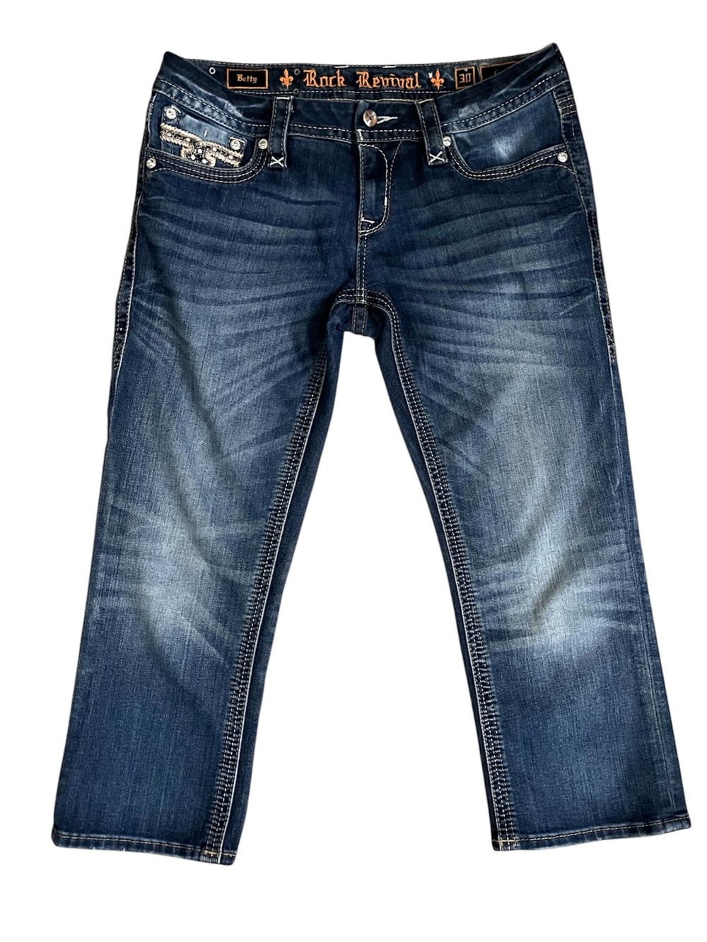 Rock Revival Betty Cropped Capri Jeans